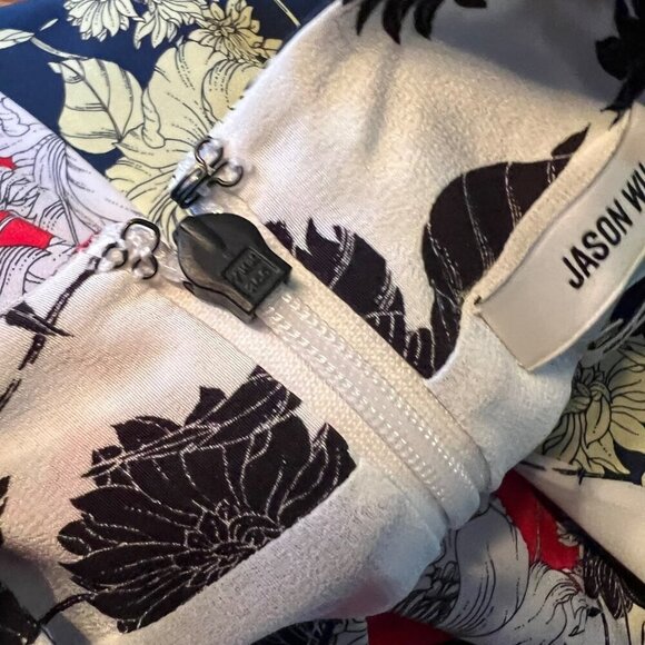 Jason Wu Floral Print Silk A-Line Skirt Sz 2 Multicolor - Picture 4 of 11